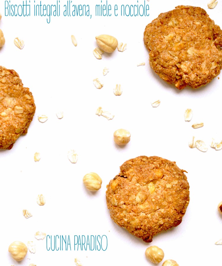 Biscotti integrali all’avena, miele e nocciole2