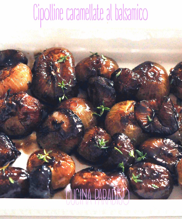 Cipolline caramellate al balsamico