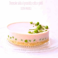 Cheesecake salata al prosciutto cotto e piselli2